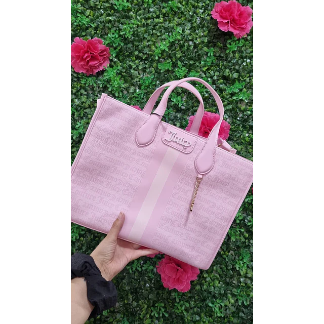 TOTE JUICY ROSADO