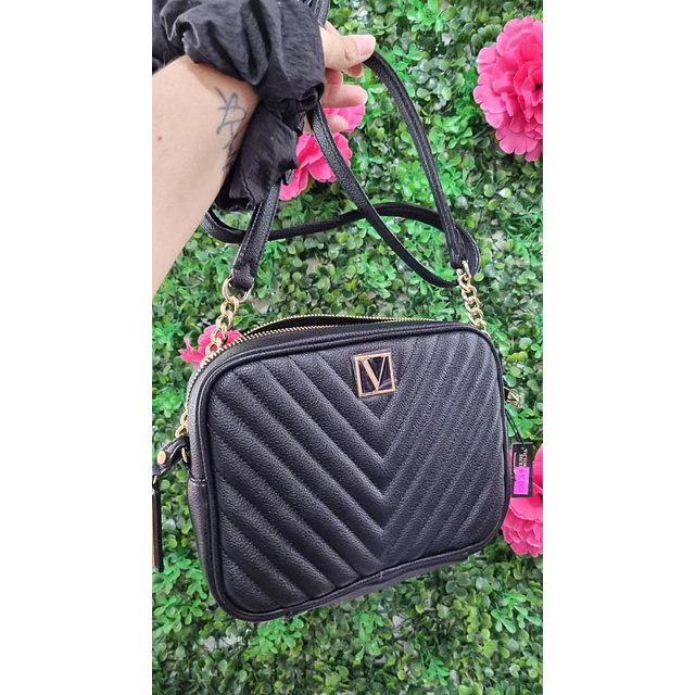 CROSSBODY VS NEGRO LOGO V