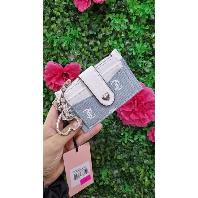 TARJETERO JUICY JEANS/BLANCO