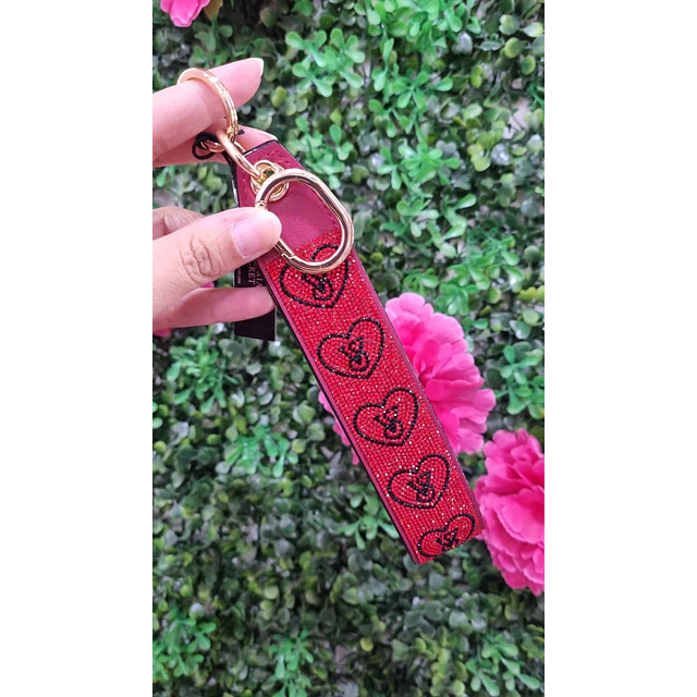 LLAVERO VS ROJO CON BRILLOS