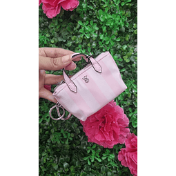 LLAVERO MINI TOTE VS SIGNATURE