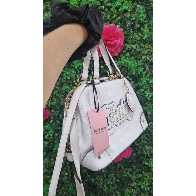 CARTERA JUICY BLANCA DETALLE CORAZON