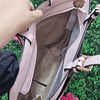 TOTE MK ROSADO MONOGRAMO 2 BOLSILLOS CIERRE COMPLETO