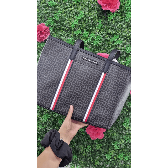 TOTE TH NEGRO TH GRIS 2 LINEAS VERTICALES