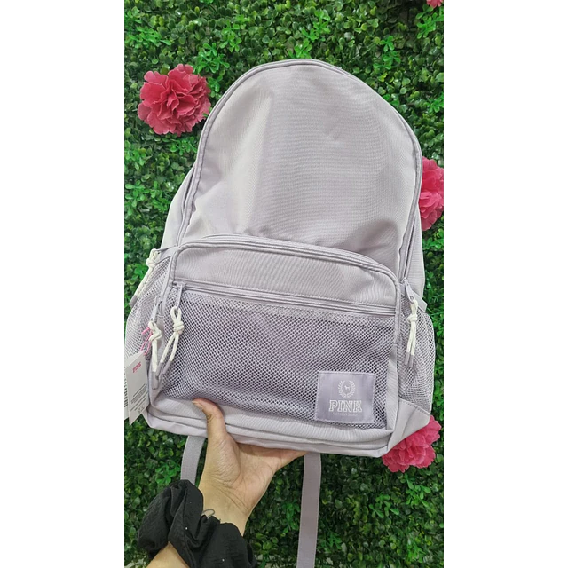 MOCHILA LILA PINK MALLA