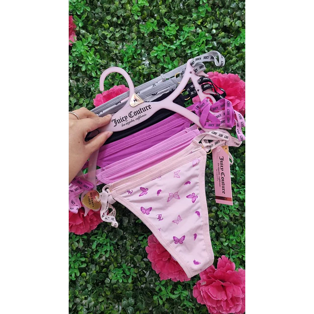 SET COLALES JUICY TALLA M COLORES LISOSX5