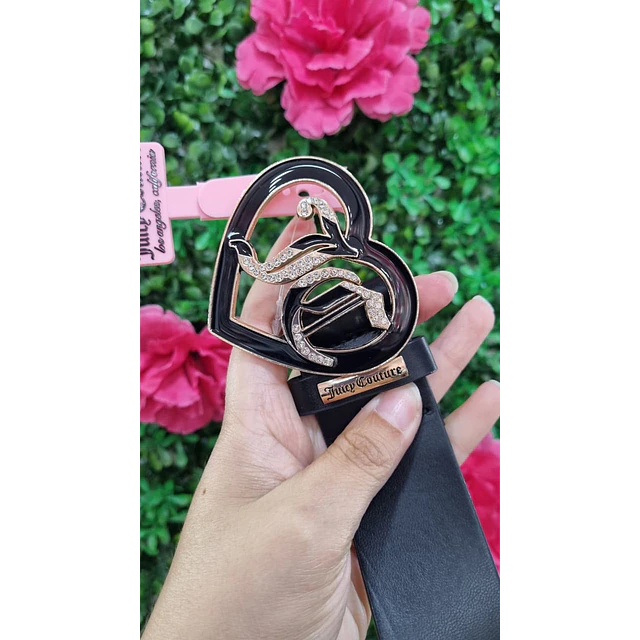 CINTURON JUICY NEGRO TALLA S