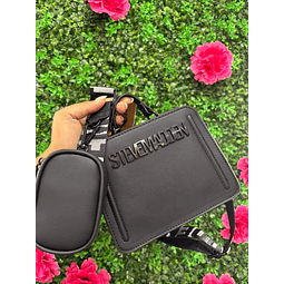 CROSSBODY STEVE MADDEN NEGRO CUADRADO PEQUEÑO