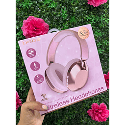 AUDIFONOS BEBE ROSADOS