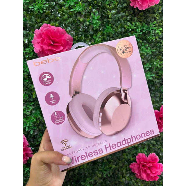 AUDIFONOS BEBE ROSADOS