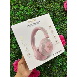 AUDIFONOS ROSADOS GUESS