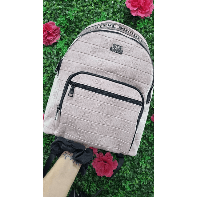 MOCHILA SM UNIVERSITARIA ROSADA + ESTUCHE