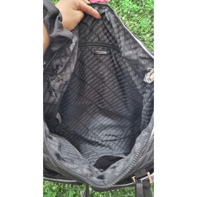 BOLSO SM ROMBOS 2 BOLSILLOS AFUERA + ESTUCHE