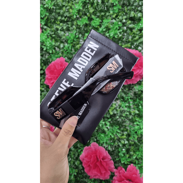 LENTES SM CAFÉ GRANDES SM PLATEADO EN PATILLAS