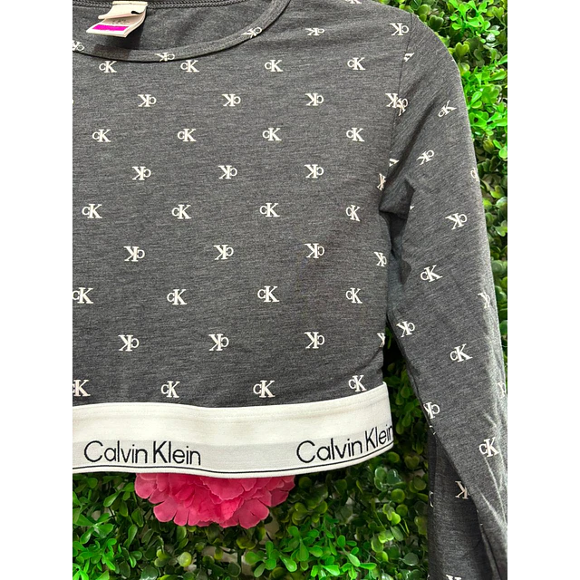 TOP CK GRIS TALLA XS