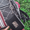 MOCHILA STEVE MADDEN NEGRA + TARJETERO