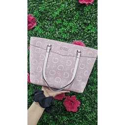 TOTE ROSAGO GUESS LETRAS G BLANCAS