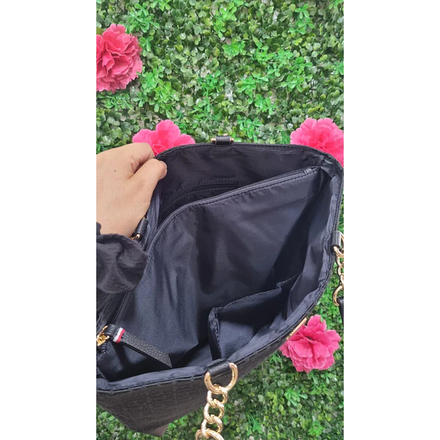 TOTE TOMMY TH NEGRO CADENA