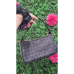 CARTERITA DE HOMBRO GUESS GRIS LETRA G