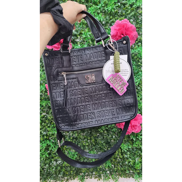 CARTERA STEVE MADDEN + CROSSBODY NEGRA