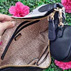 CARTERA DE HOMBRO GUESS LUNA NEGRA + MONEDERO