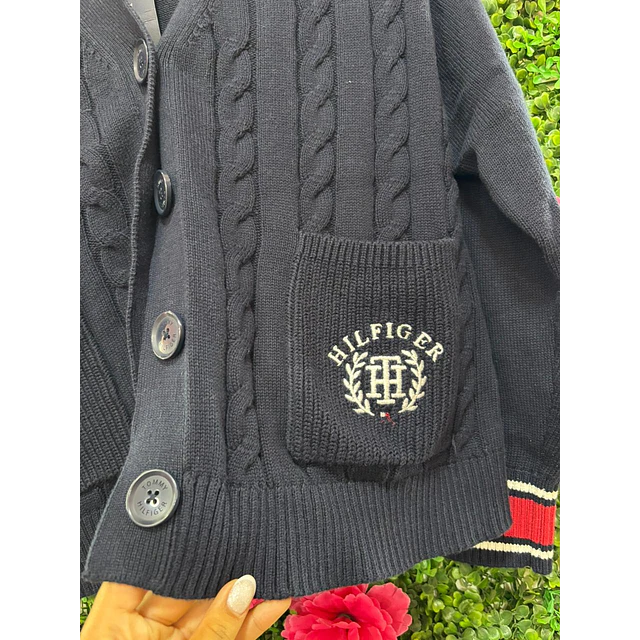 CARDIGAN TOMMY AZUL TALLA XS