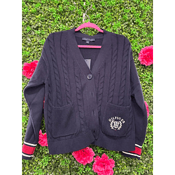 CARDIGAN TOMMY AZUL TALLA XS