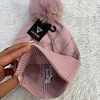 GORRO GUESS ROSA/LILA BRILLOS GUESS