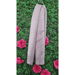 BUFANDA GUESS GRIS GUESS EN BRILLOS