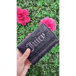 BILLETERA JUICY LOGO PLATEADO
