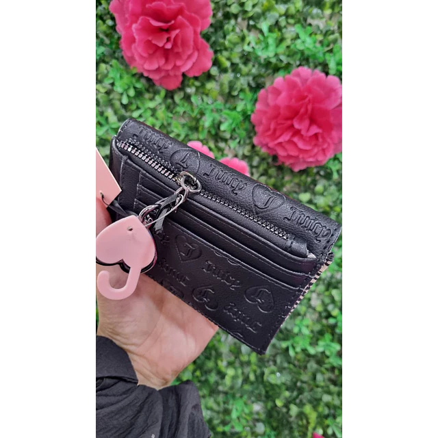 BILLETERA JUICY LOGO PLATEADO