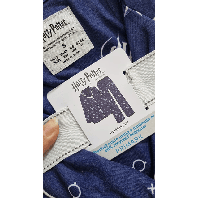 PIJAMA HARRY POTTER TALLA S