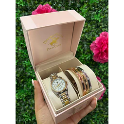 RELOJ POLO + PULSERAS