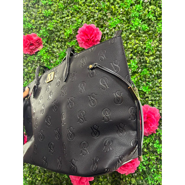 TOTE NEGRO VS MONOGRAMO