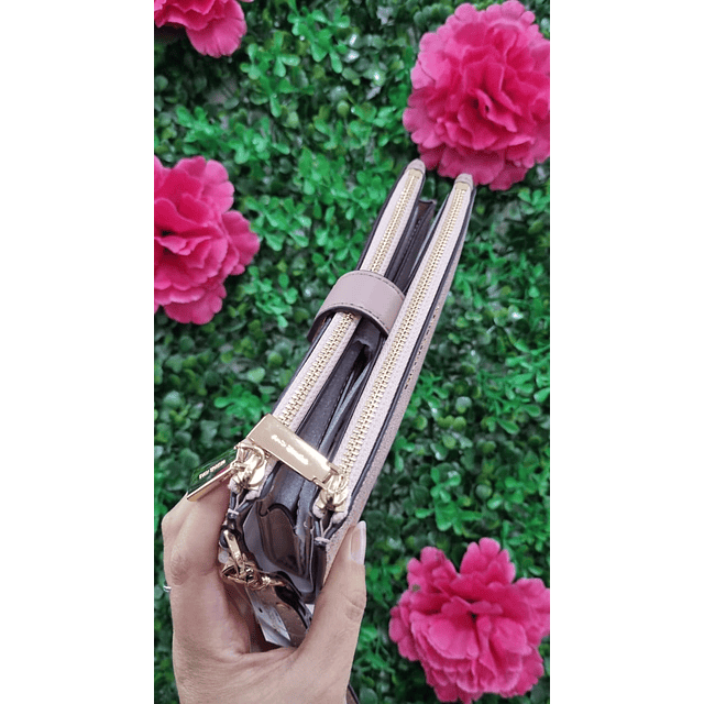 BILLETERA MK GRANDE ROSA