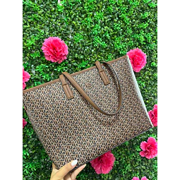 TOTE TOMMY HILFIGER CAFÉ MONOGRAMO