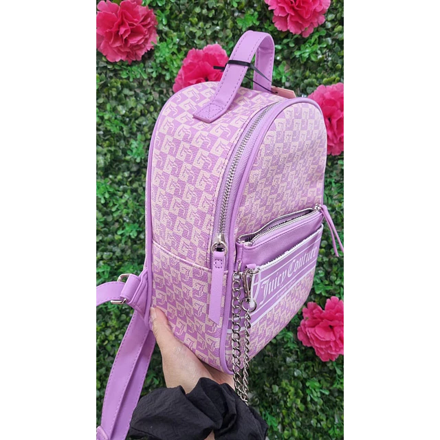 MOCHILA JUICY MORADA + ESTUCHE