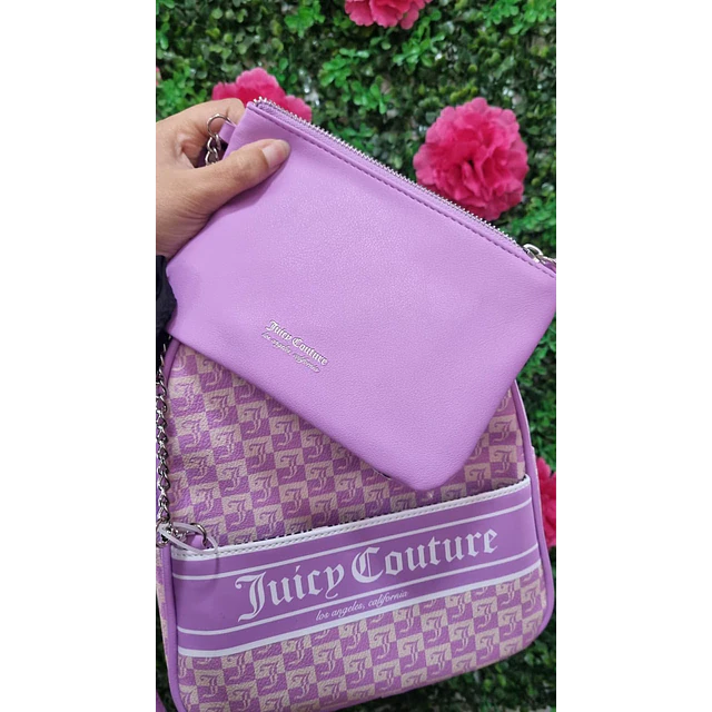 MOCHILA JUICY MORADA + ESTUCHE