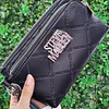 BILLETERA DE MANO STEVE MADDEN NEGRA