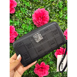 BILLETERA LARGA STEVE MADDEN NEGRA