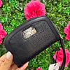 TARJETERO STEVE MADDEN NEGRO MONOGRAMO OVALADO