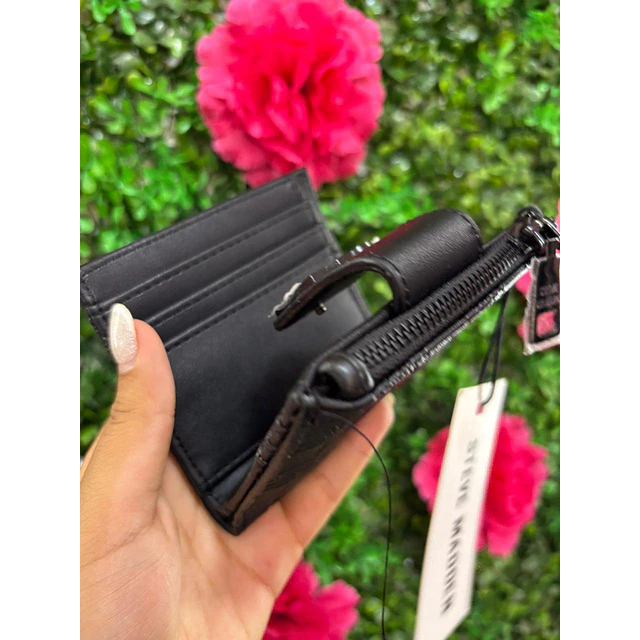 TARJETERO STEVE MADDEN NEGRO