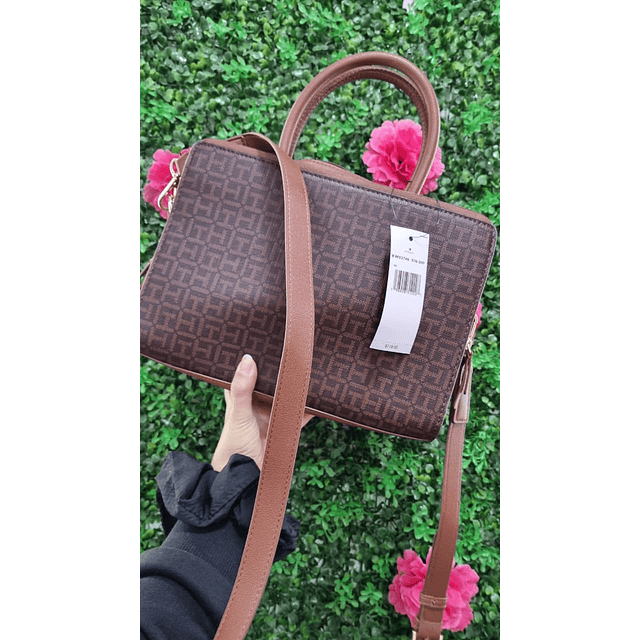 CARTERA TOMMY CAFE + CORREA LARGA