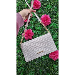 CROSSBODY MK VAINILLA CON TAPA