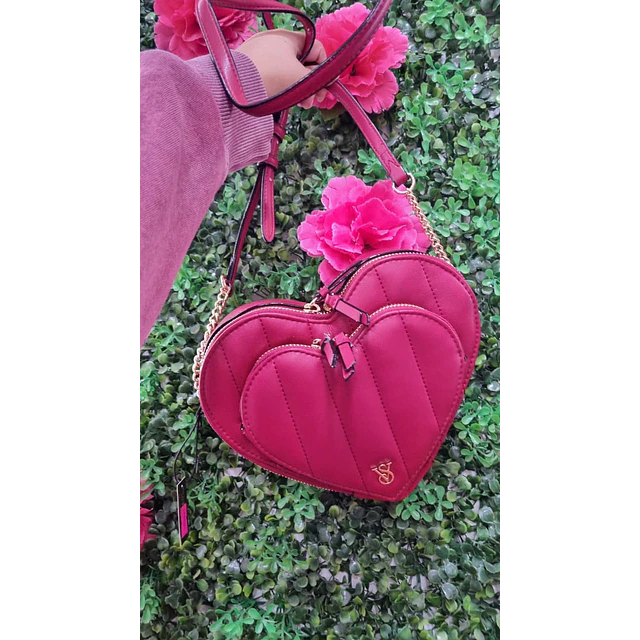 CROSSBODY VS CORAZON ROJO DOBLE