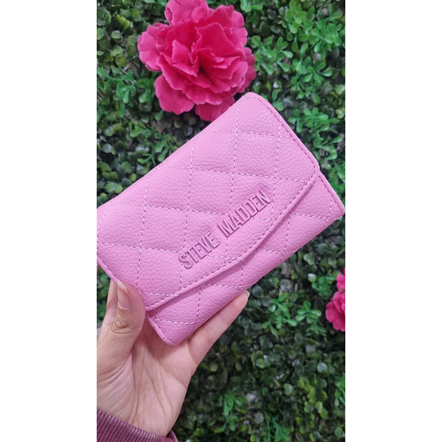 BILLETERA STEVE MADDEN ROSADO