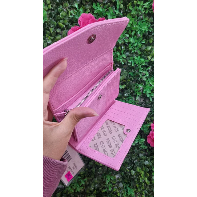 BILLETERA STEVE MADDEN ROSADO