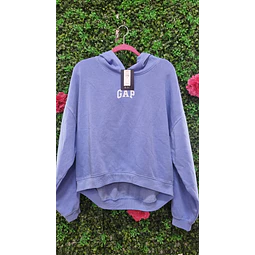 POLERON GAP AZUL TALLA M OUTLET
