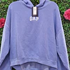 POLERON GAP AZUL TALLA M OUTLET