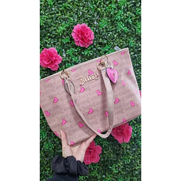 TOTE JUICY CAFÉ CORAZONES